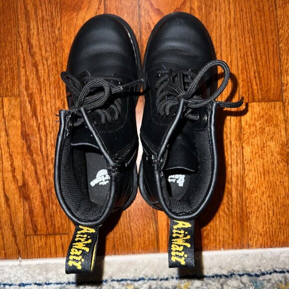 Dr. Martens Junior 1460 Softy T Leather Lace Up Boots Black Size Juniors 3 - Picture 5 of 7